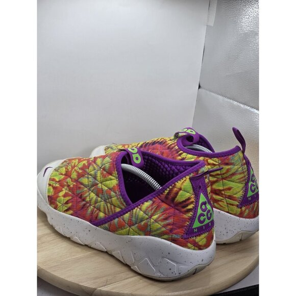 Nike ACG Moc 3.0 Tie Dye Green Strike Purple Mens Sz 13 Moccasin CW2463-300 - Picture 7 of 9